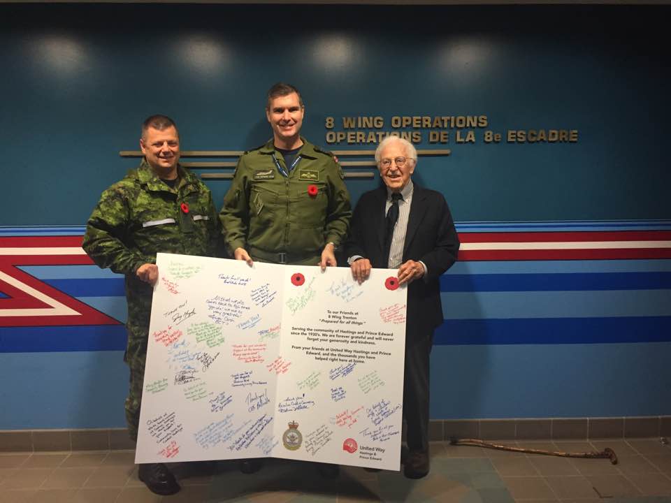 Our partners thanking the base for their support